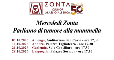 Mercoledì Zonta Parliamo di tumore alla mammella